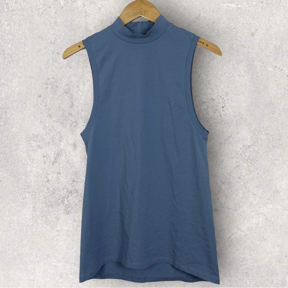 NEW‎ Respect Your Universe Mock Neck Tunic Blue Size XS Made In Canada Tee Top
